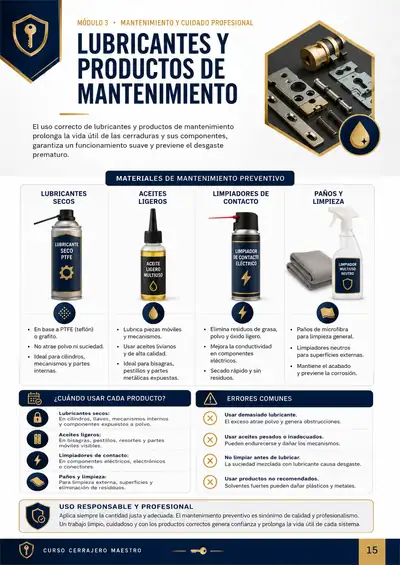 Página del Curso Cerrajero Maestro
