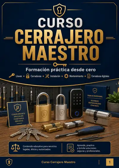 Página del Curso Cerrajero Maestro